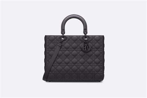 sac lady dior large cuir de veau cannage ultramatte noir|Sac Lady Dior Medium Cuir de veau Cannage ultramatte noir.